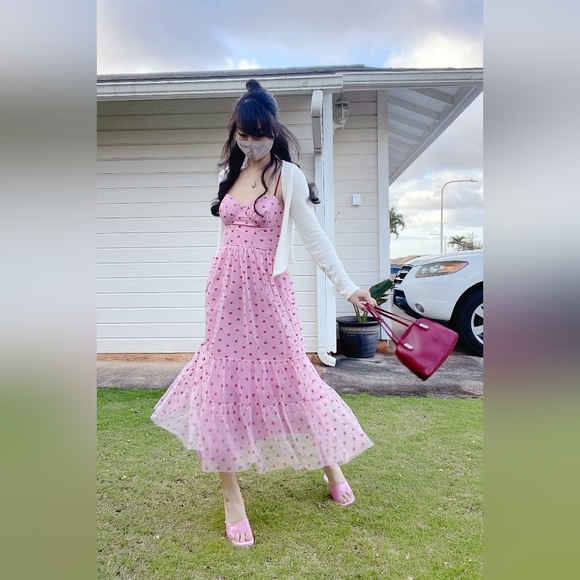 Betsey Johnson heart maxi dress - Picture 4 of 6